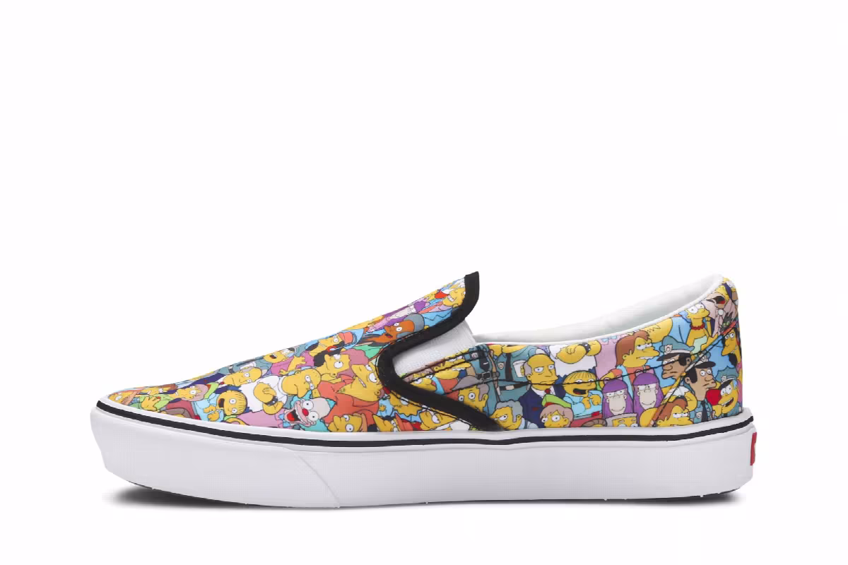 The Simpsons x Vans ComfyCush Slip-On Springfield, view 4