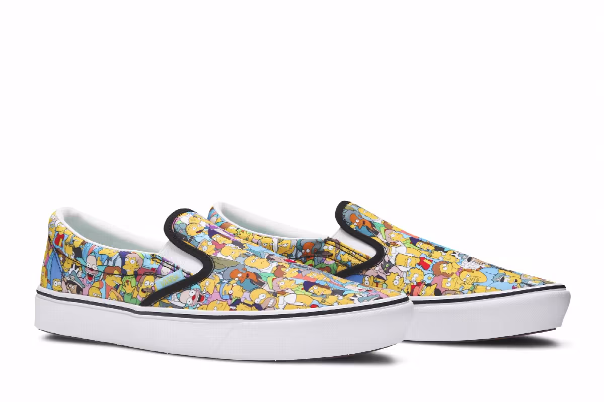 The Simpsons x Vans ComfyCush Slip-On Springfield, view 9