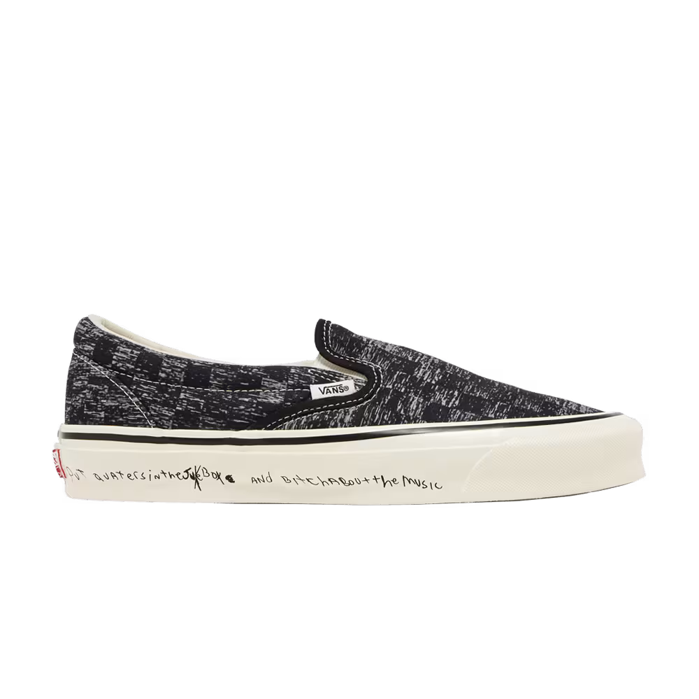 Raised By Wolves x Vans OG Classic Slip-On LX TV Static
