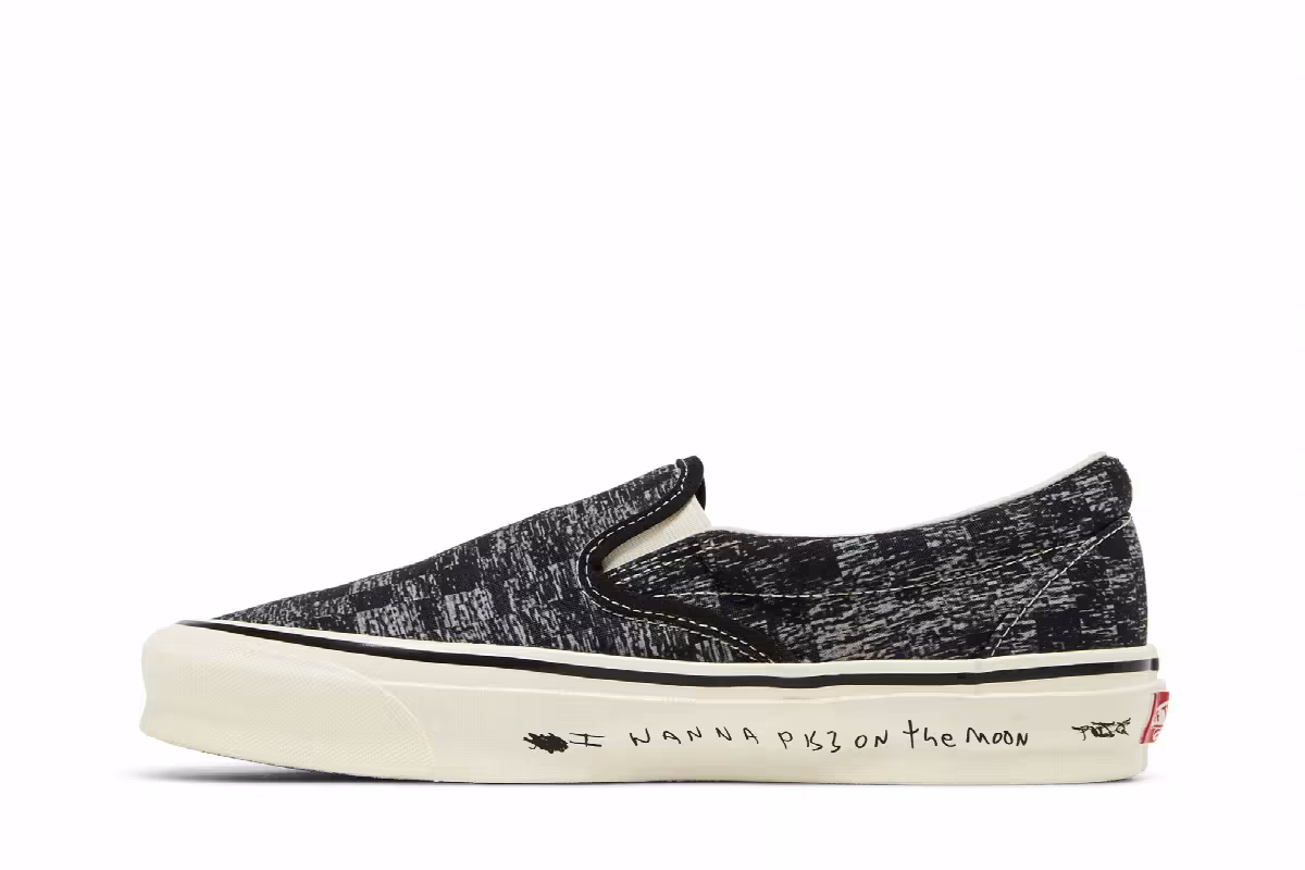 Raised By Wolves x Vans OG Classic Slip-On LX TV Static, view 4