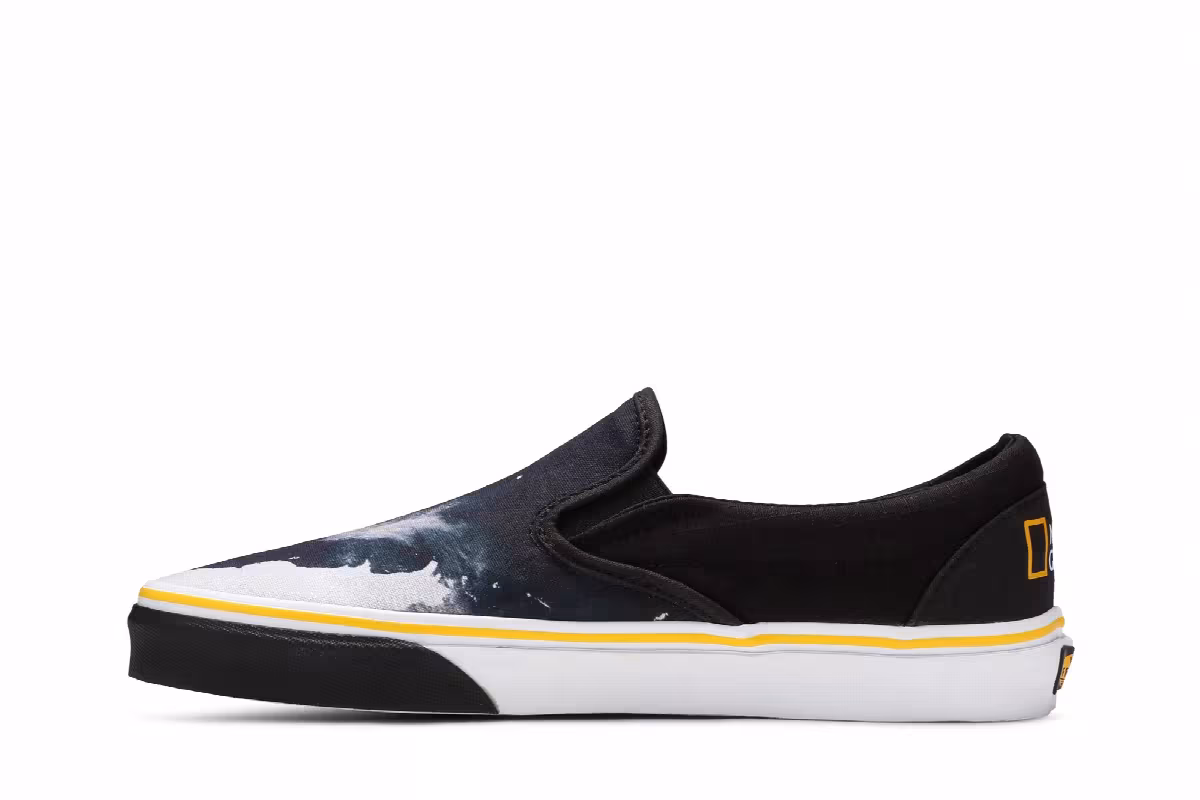 National Geographic x Vans Classic Slip-On Then Now Glacier, view 4