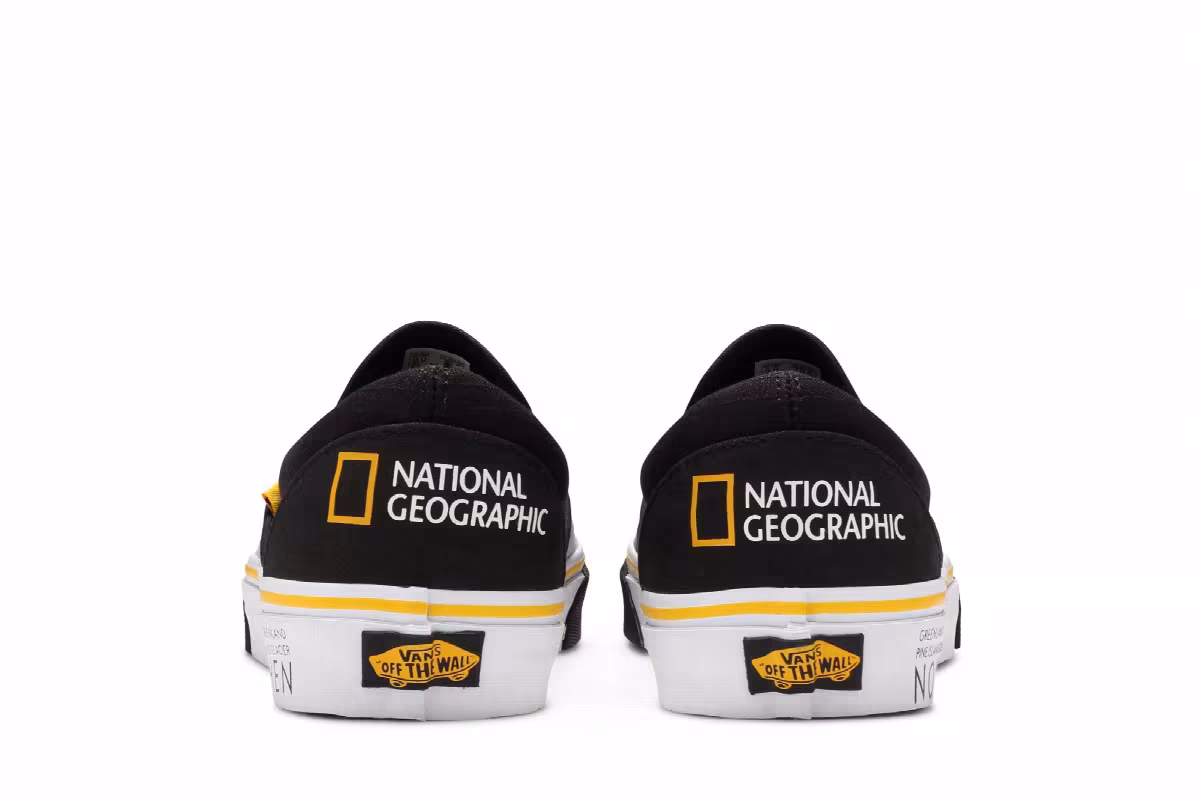 National Geographic x Vans Classic Slip-On Then Now Glacier, view 7
