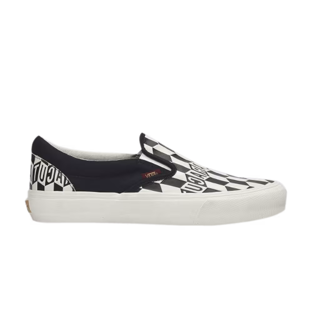 Vans Baracuta x Classic Slip-On 5 Black Checkerboard