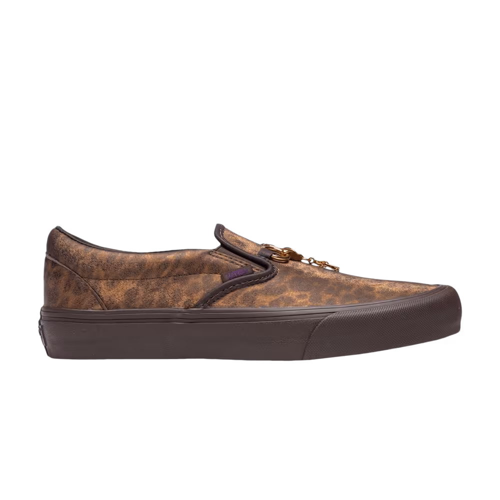 Needles x Vans Vault Classic Slip-On V Animal Print - Brown