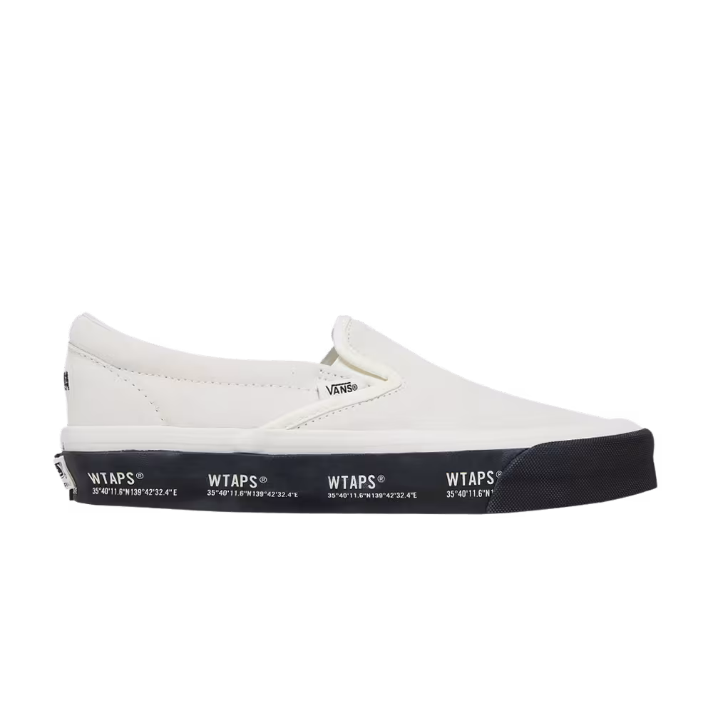 Vans WTAPS x Classic Slip-On LX White Black
