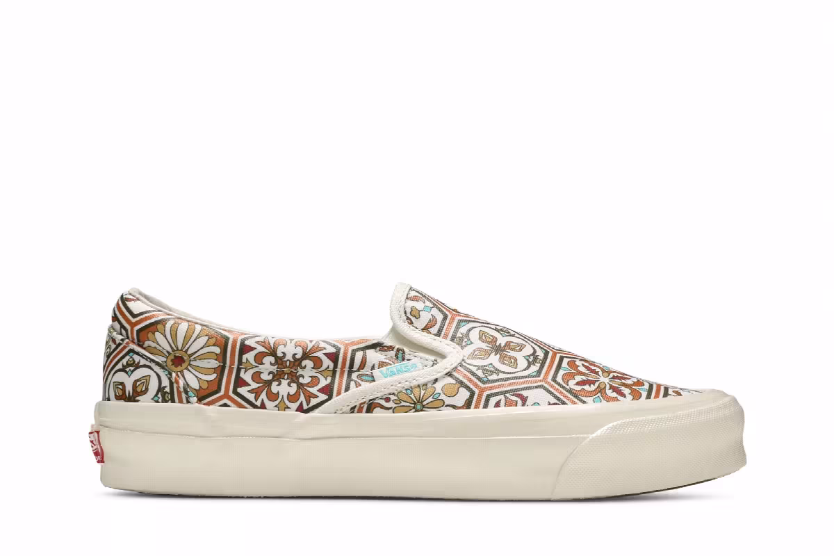 KITH x Vans Classic Slip-On Brown Moroccan Pattern, view 2