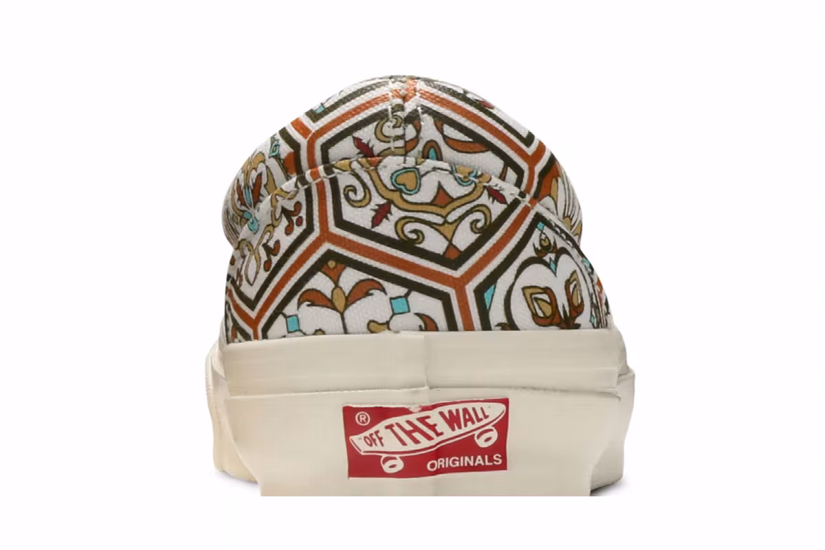 KITH x Vans Classic Slip-On Brown Moroccan Pattern, view 8