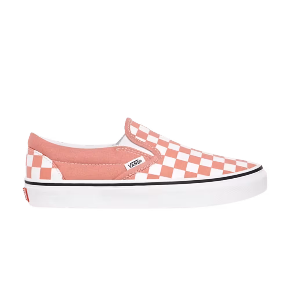 Vans Classic Slip-On Rose Dawn Checkerboard