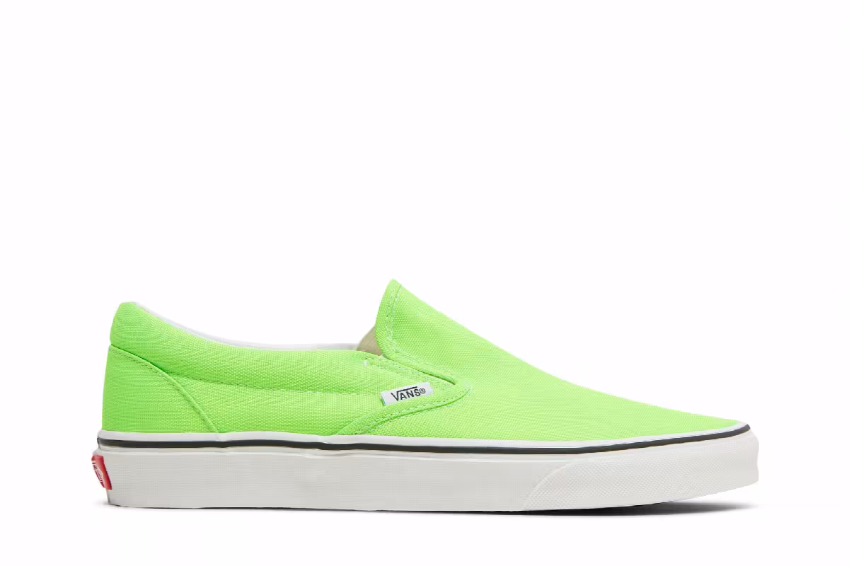 Vans Classic Slip-On Neon - Green Gecko, view 2
