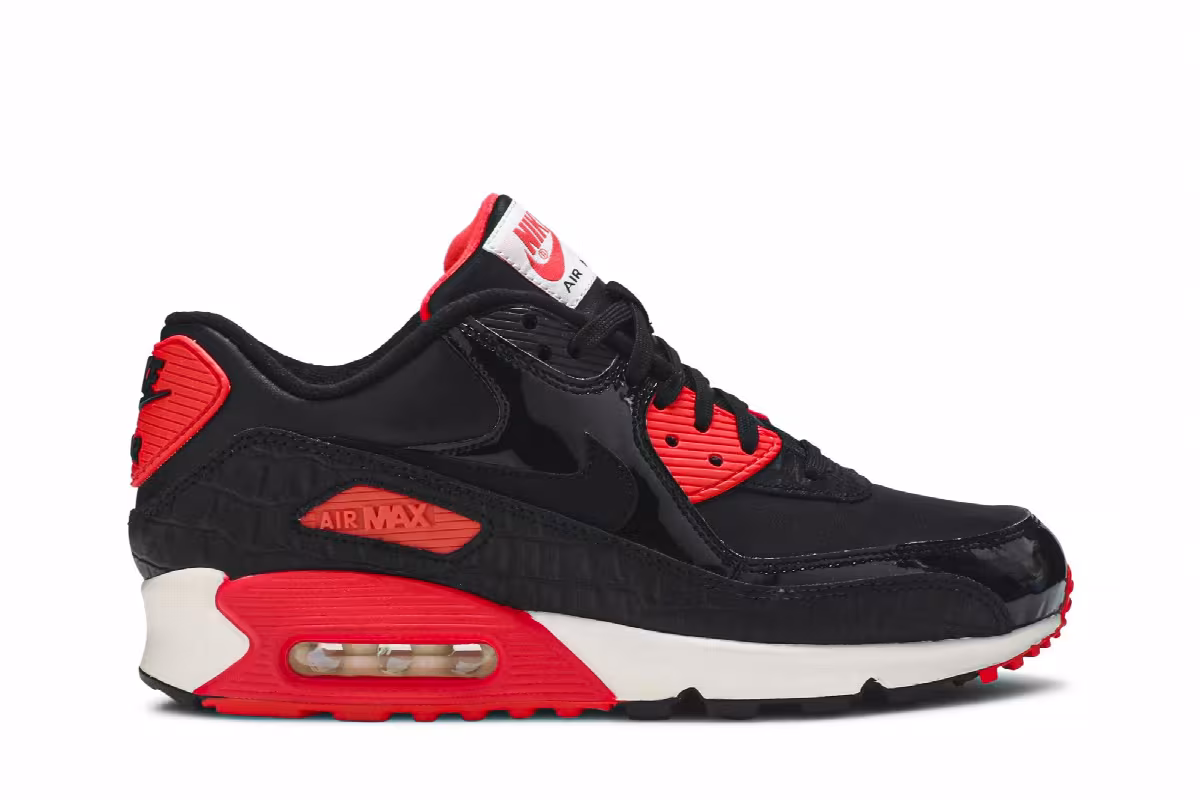 Nike Air Max 90 Infrared Croc, view 2