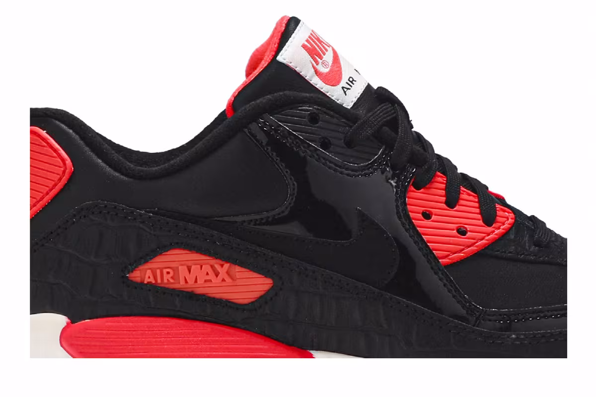 Nike Air Max 90 Infrared Croc, view 3