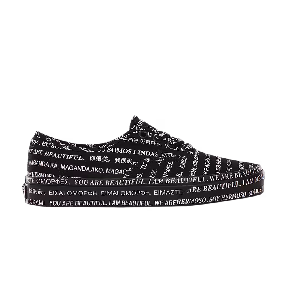 Vans Authentic We Are Beautiful - Black