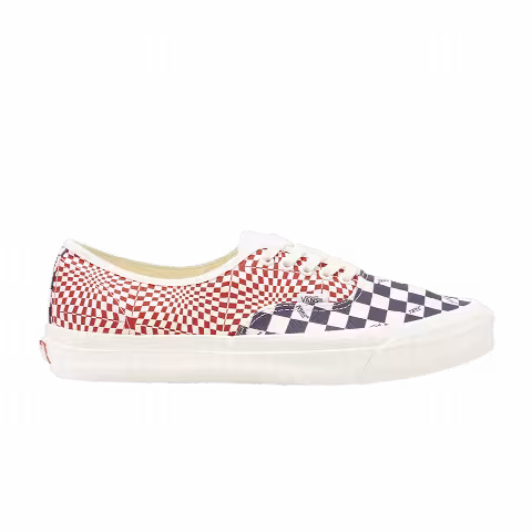 Vans OG Authentic LX 'Logo Check Indigo Red'
