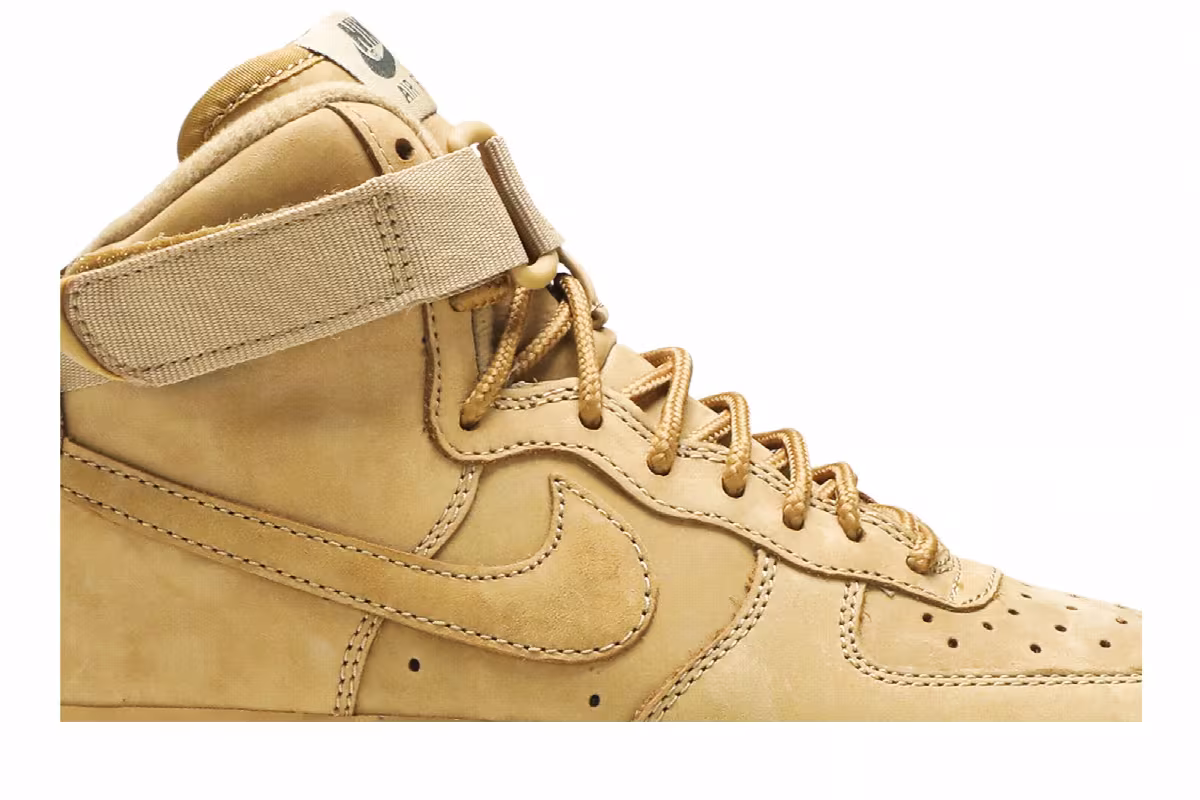 Nike Air Force 1 High LV8 GS Flax, view 3