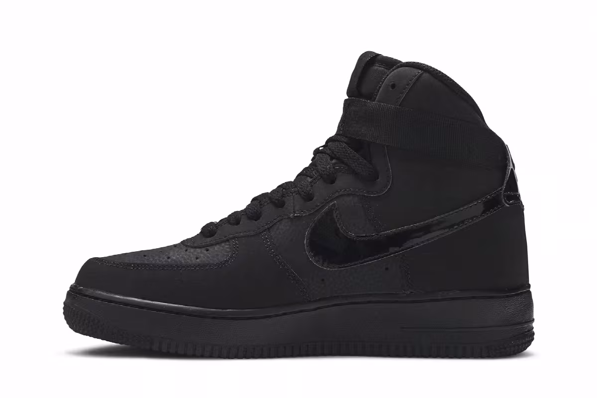 Nike Air Force 1 High GS Black, view 4