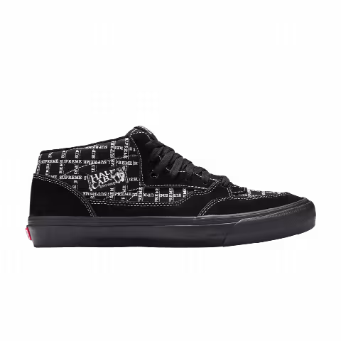 Supreme x Vans Half Cab Pro '92 'Logo Pattern - Black'