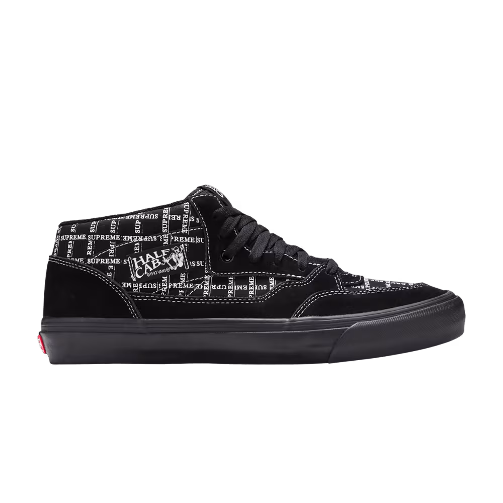 Supreme x Vans Half Cab Pro Logo Pattern - Black