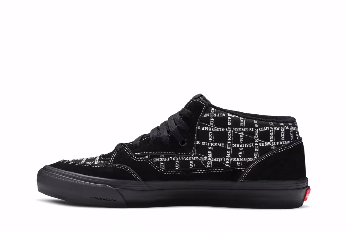 Supreme x Vans Half Cab Pro Logo Pattern - Black, view 4