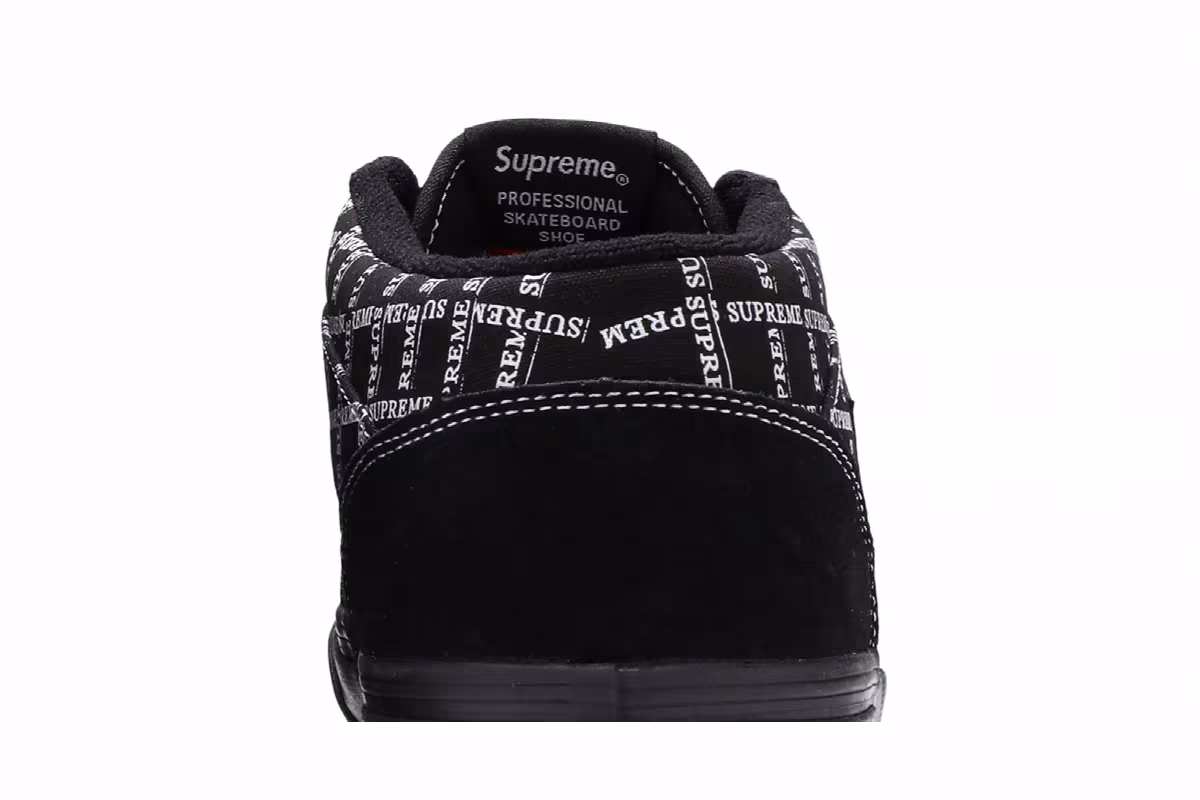 Supreme x Vans Half Cab Pro Logo Pattern - Black, view 8