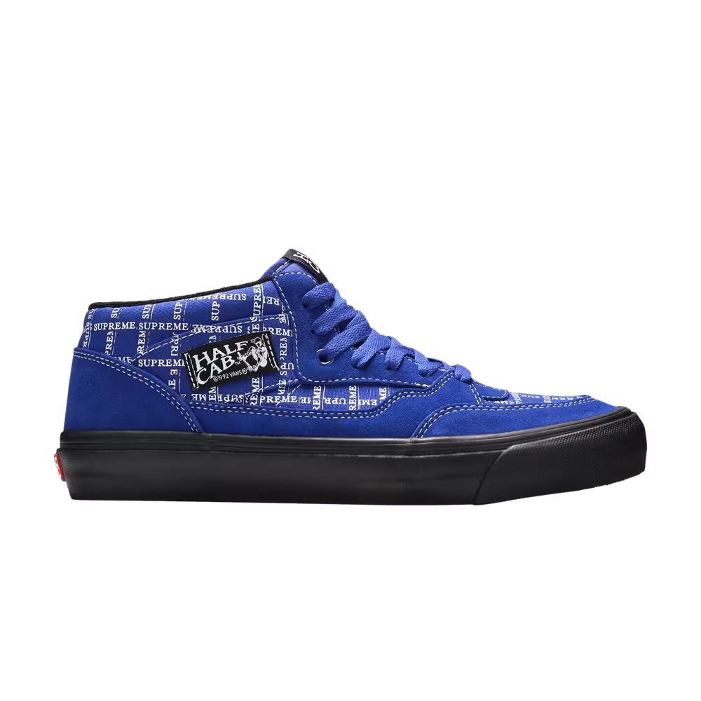 Supreme x Vans Half Cab Pro Logo Pattern - Blue