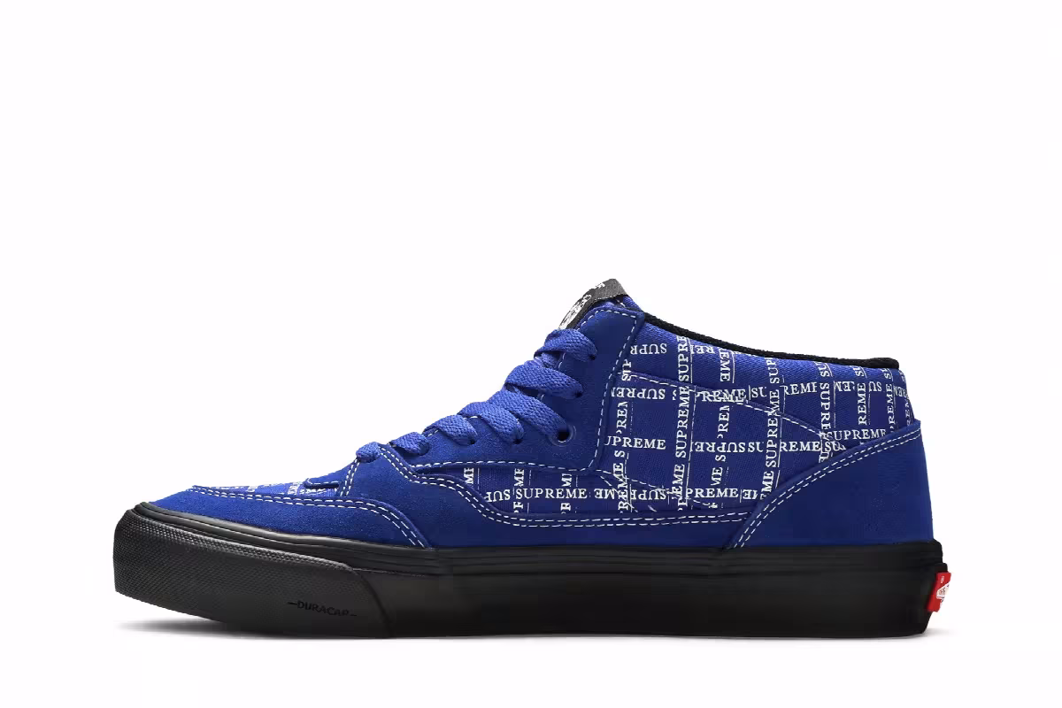 Supreme x Vans Half Cab Pro Logo Pattern - Blue, view 4