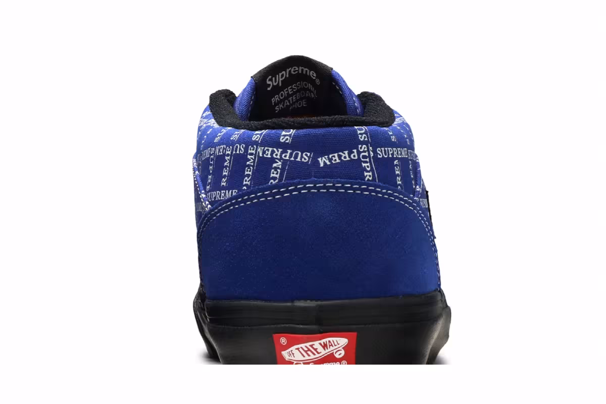 Supreme x Vans Half Cab Pro Logo Pattern - Blue, view 8