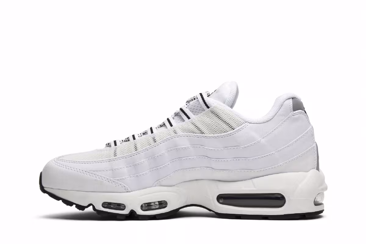 Nike Air Max 95 White Black, view 4