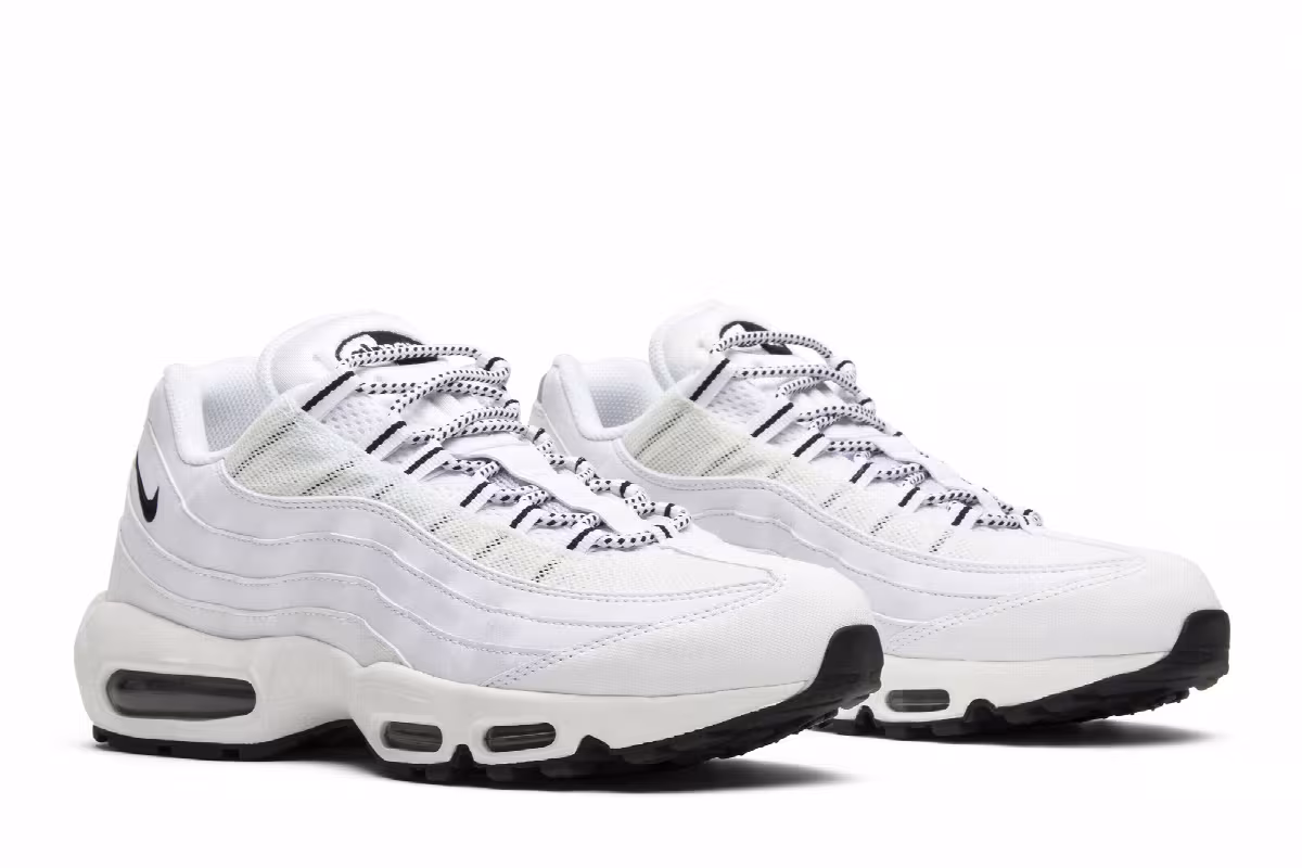 Nike Air Max 95 White Black, view 9