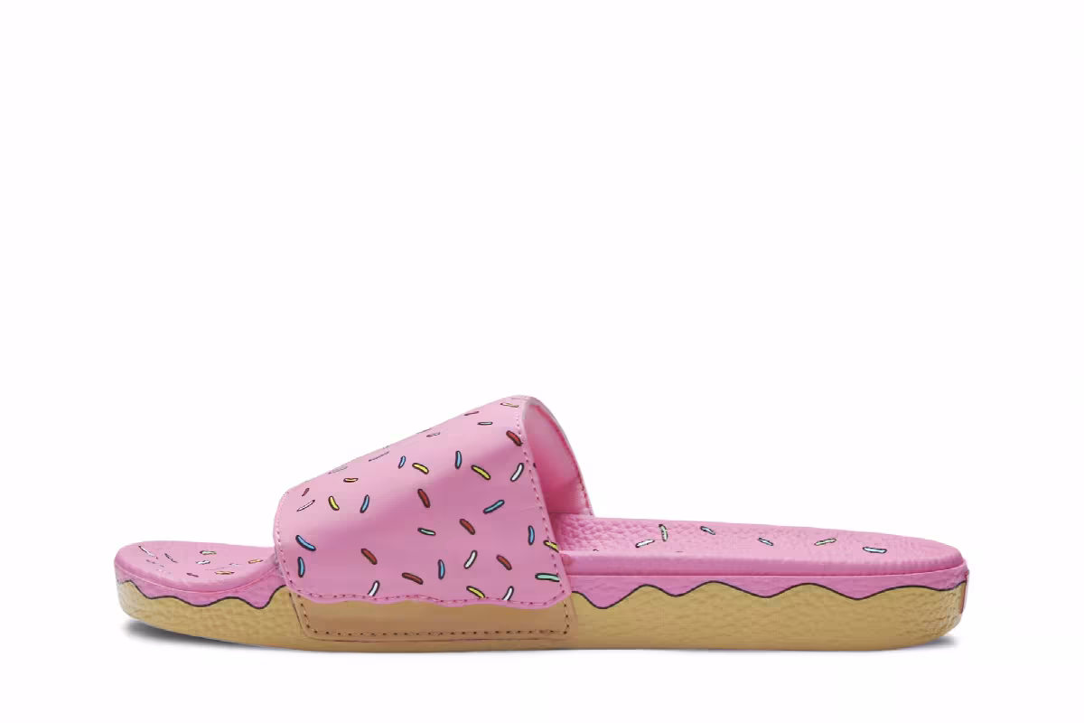 The Simpsons x Vans Slide-On Pink D'ohnut, view 4