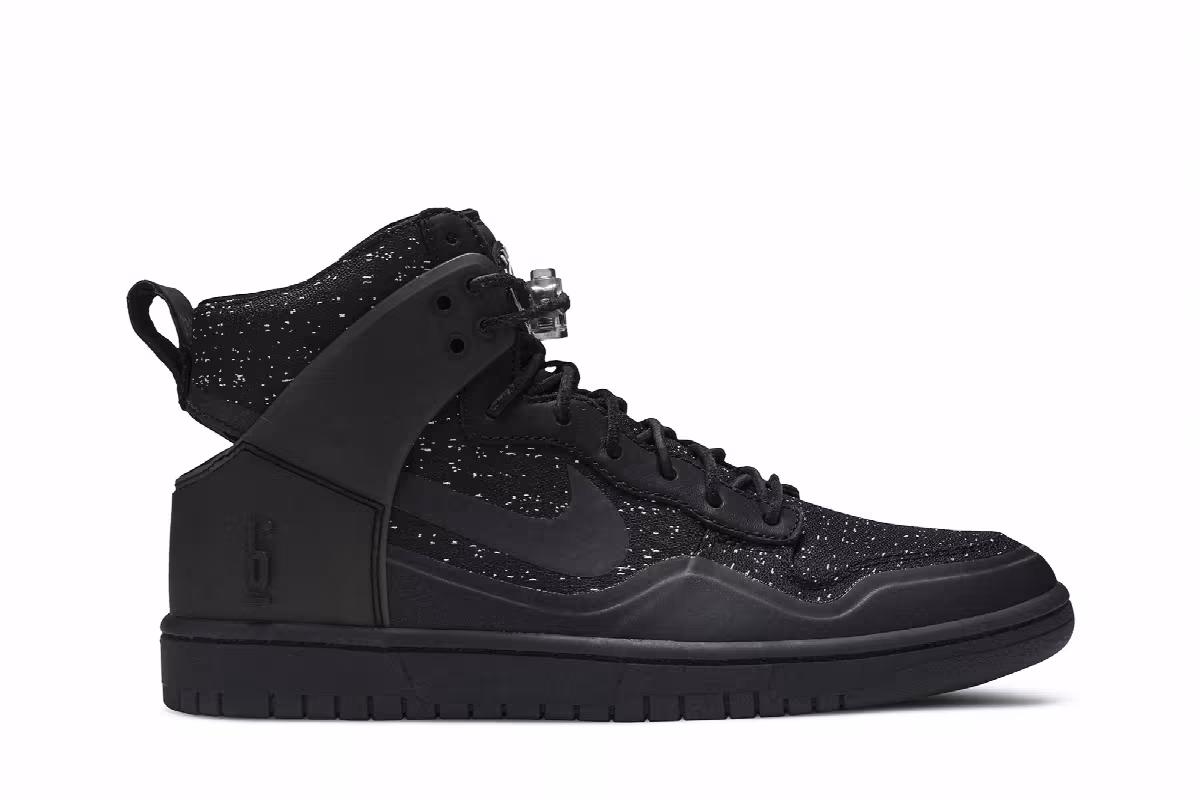 Pigalle x NikeLab Dunk Lux SP Black, view 2