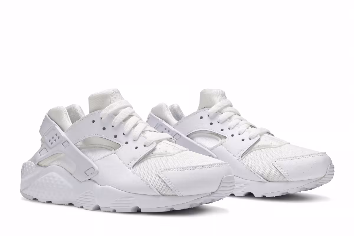 Nike Huarache Run GS White Pure Platinum, view 9