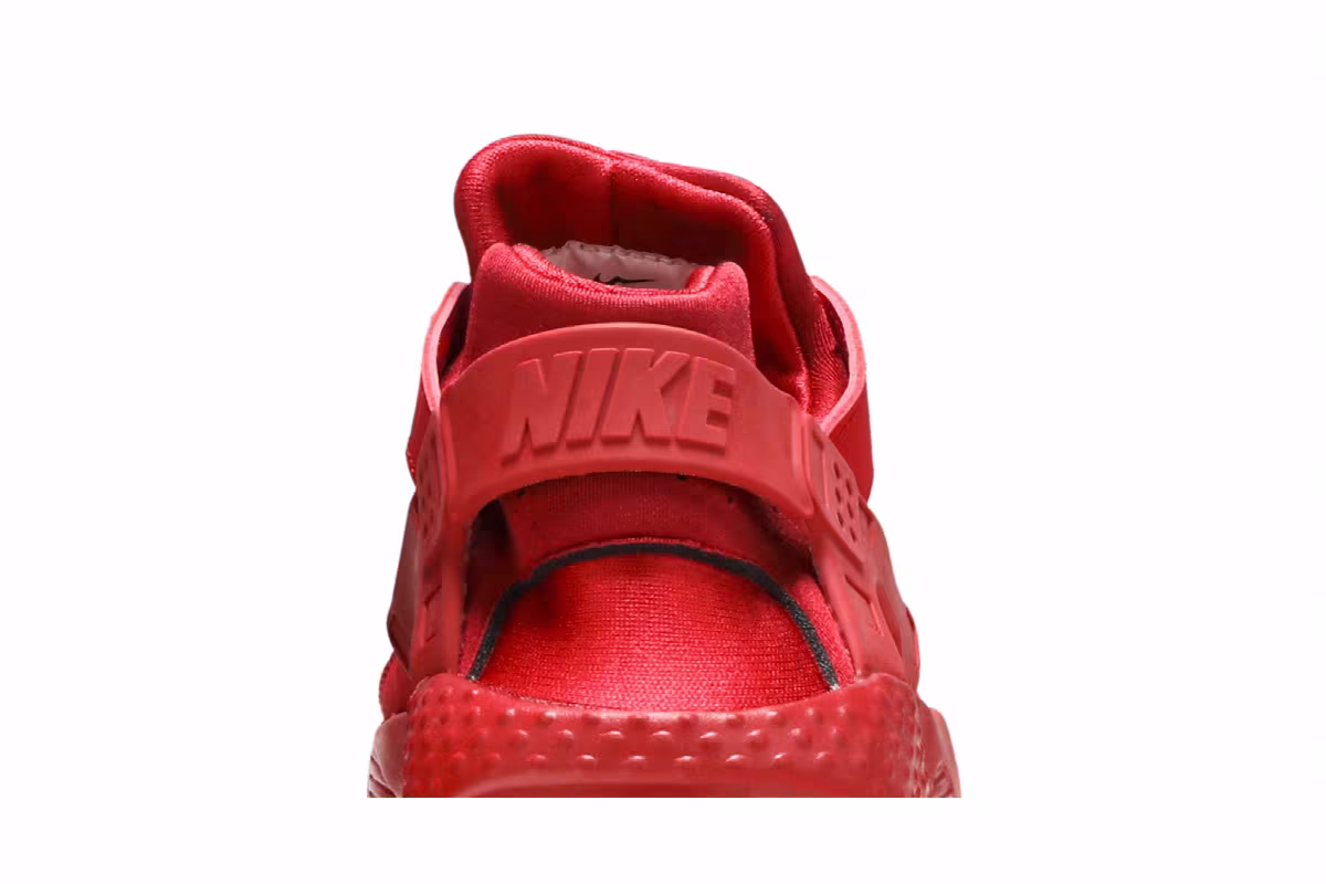 Nike Huarache Run GS Triple Red, view 8
