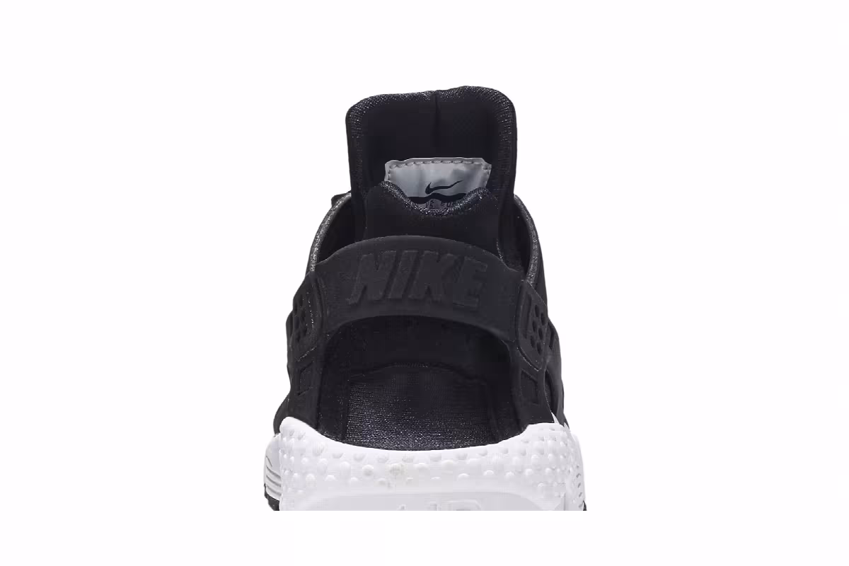 Nike Women's Air Huarache Run Black White, view 8