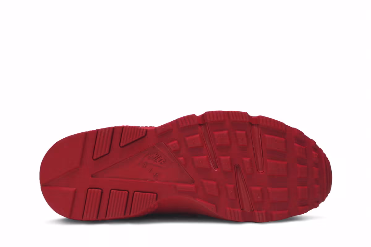 Nike Women's Air Huarache Run All Red, view 5