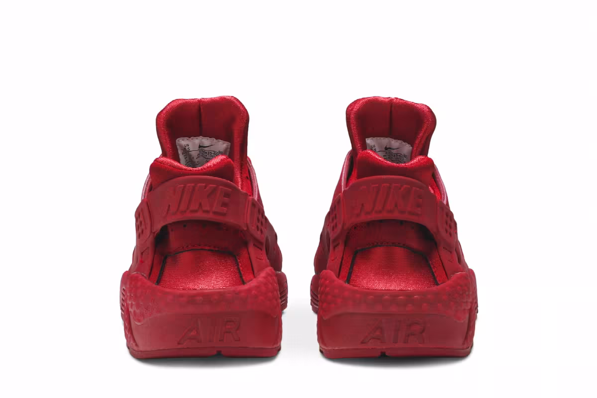Nike Women's Air Huarache Run All Red, view 7
