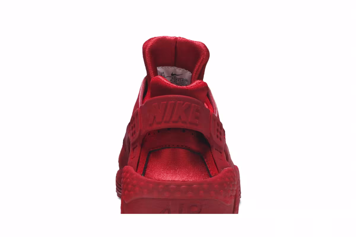 Nike Women's Air Huarache Run All Red, view 8