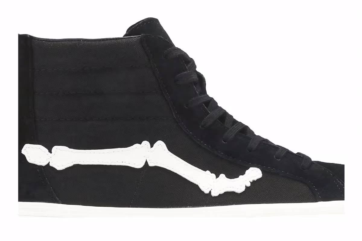 Blends x Vans Sk8-Hi Reissue Zip LX Black Marshmallow, view 3