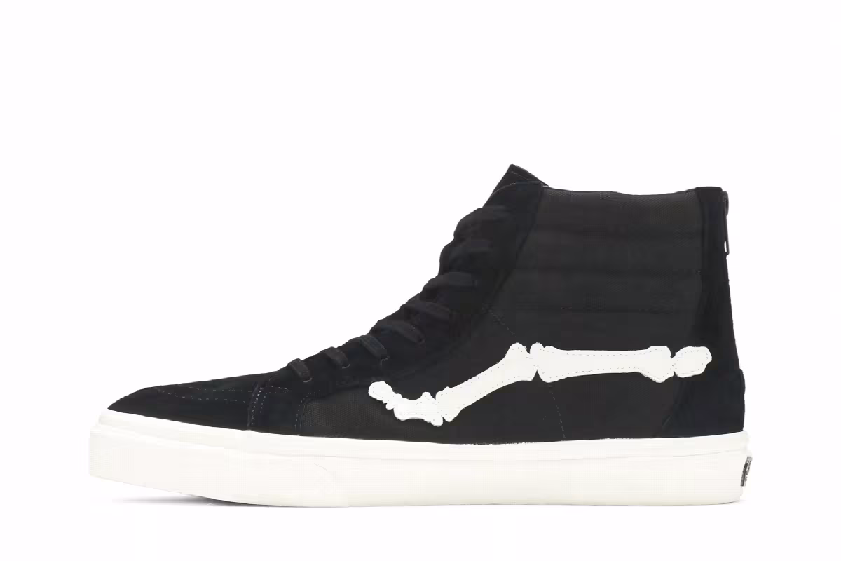Blends x Vans Sk8-Hi Reissue Zip LX Black Marshmallow, view 4