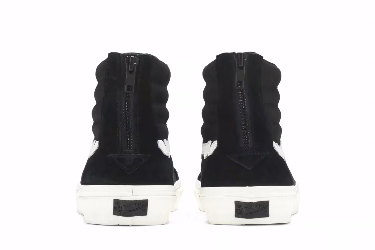 Blends x Vans Sk8-Hi Reissue Zip LX Black Marshmallow, view 7