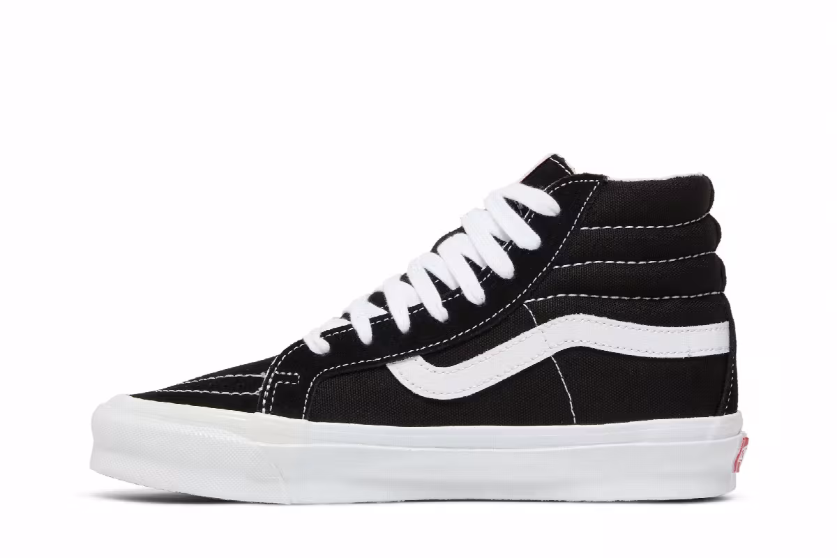 Vans OG Sk8-Hi LX Black, view 4