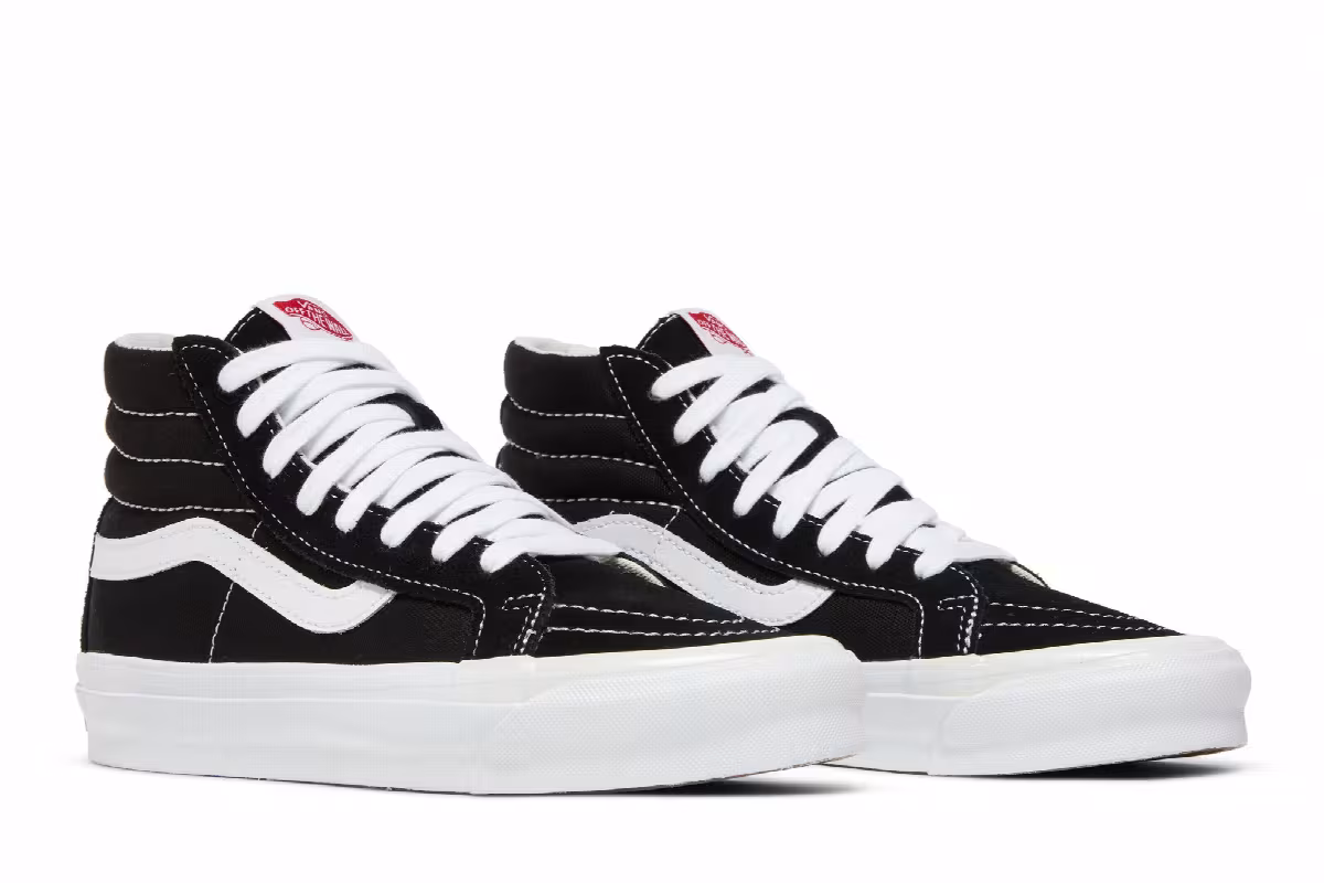 Vans OG Sk8-Hi LX Black, view 9