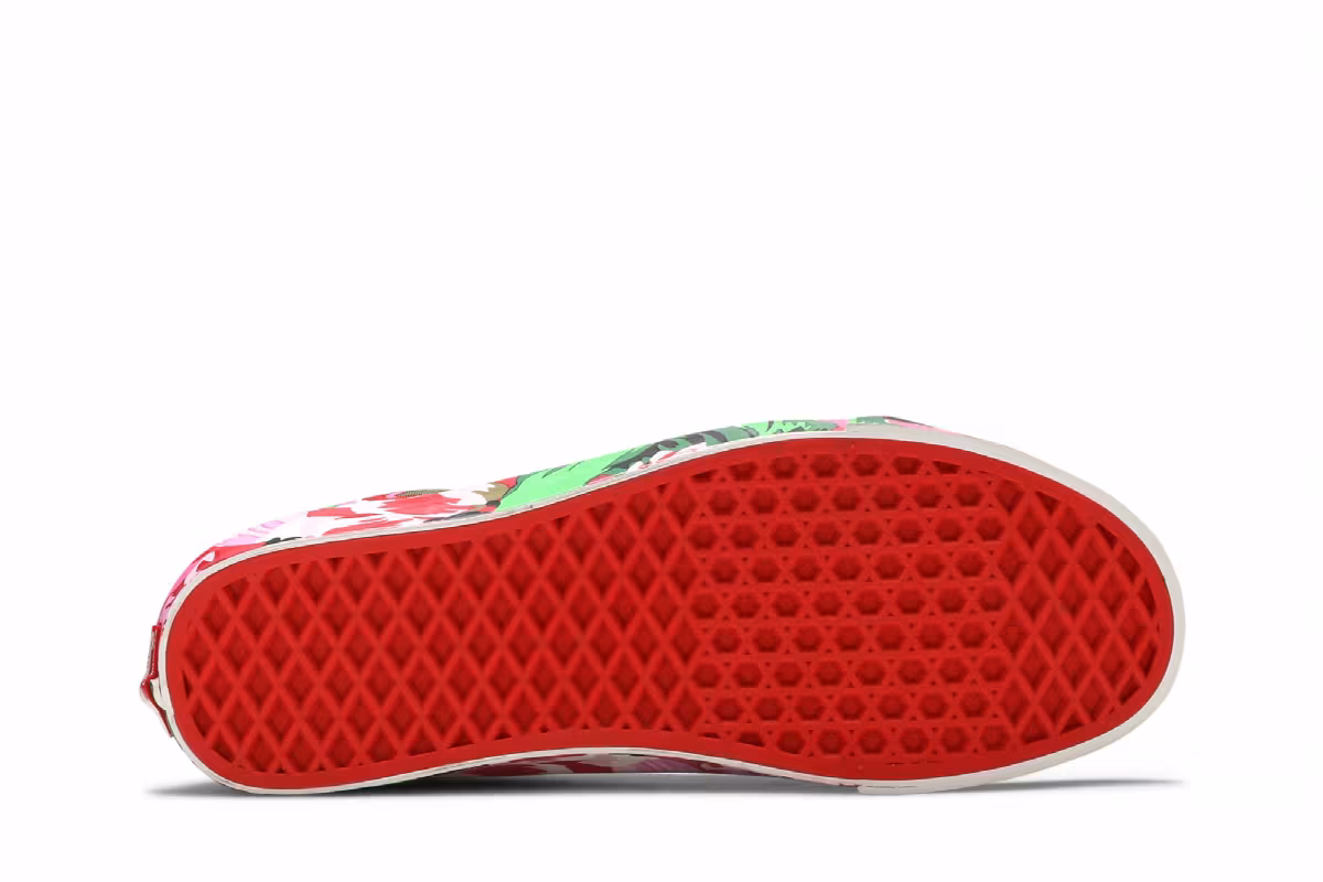 Kenzo x Vans OG Old Skool LX Floral Red, view 5