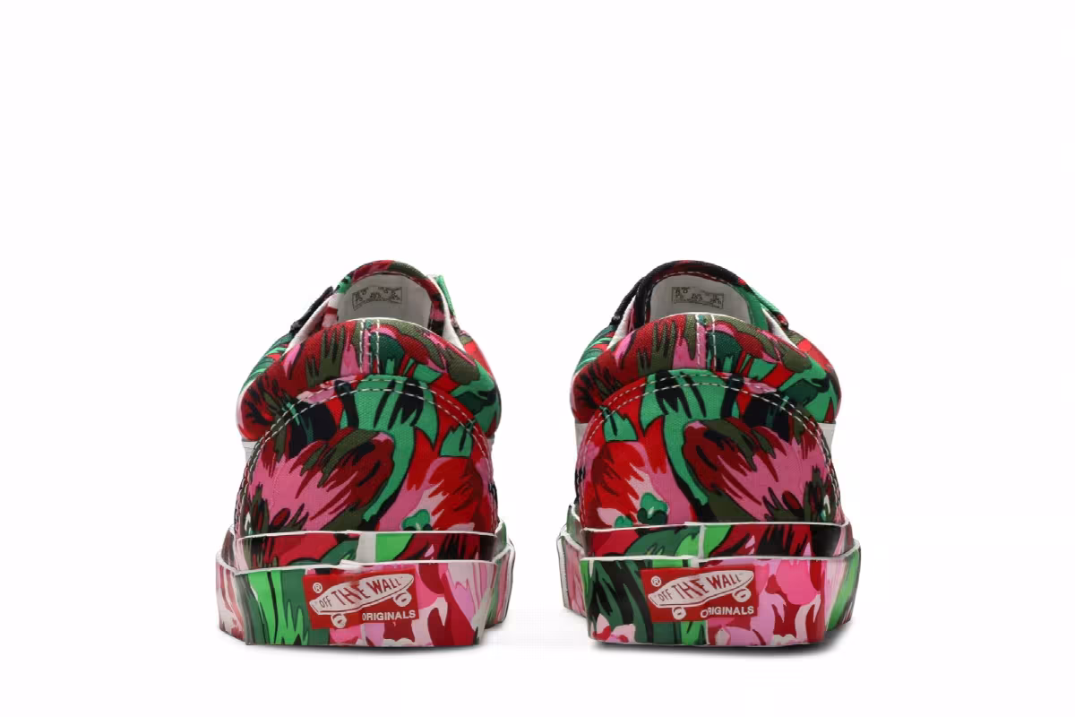 Kenzo x Vans OG Old Skool LX Floral Red, view 7