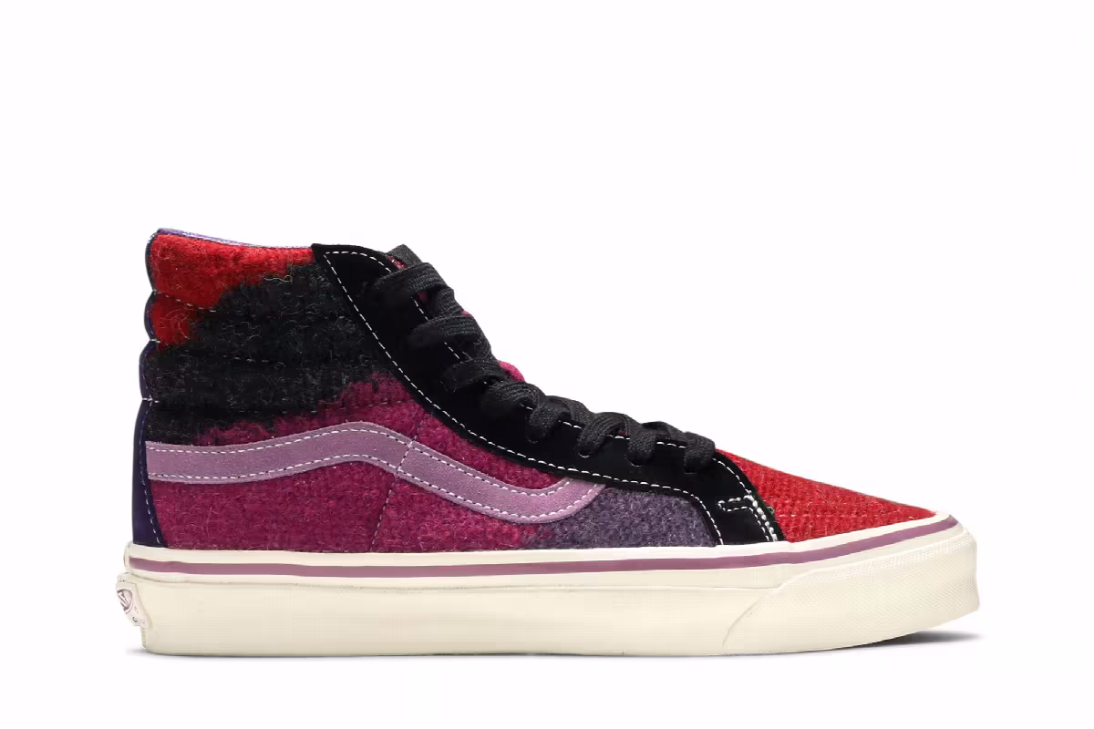 Concepts x Vans OG Sk8-Hi LX Mohair - Purple Plumeria, view 2