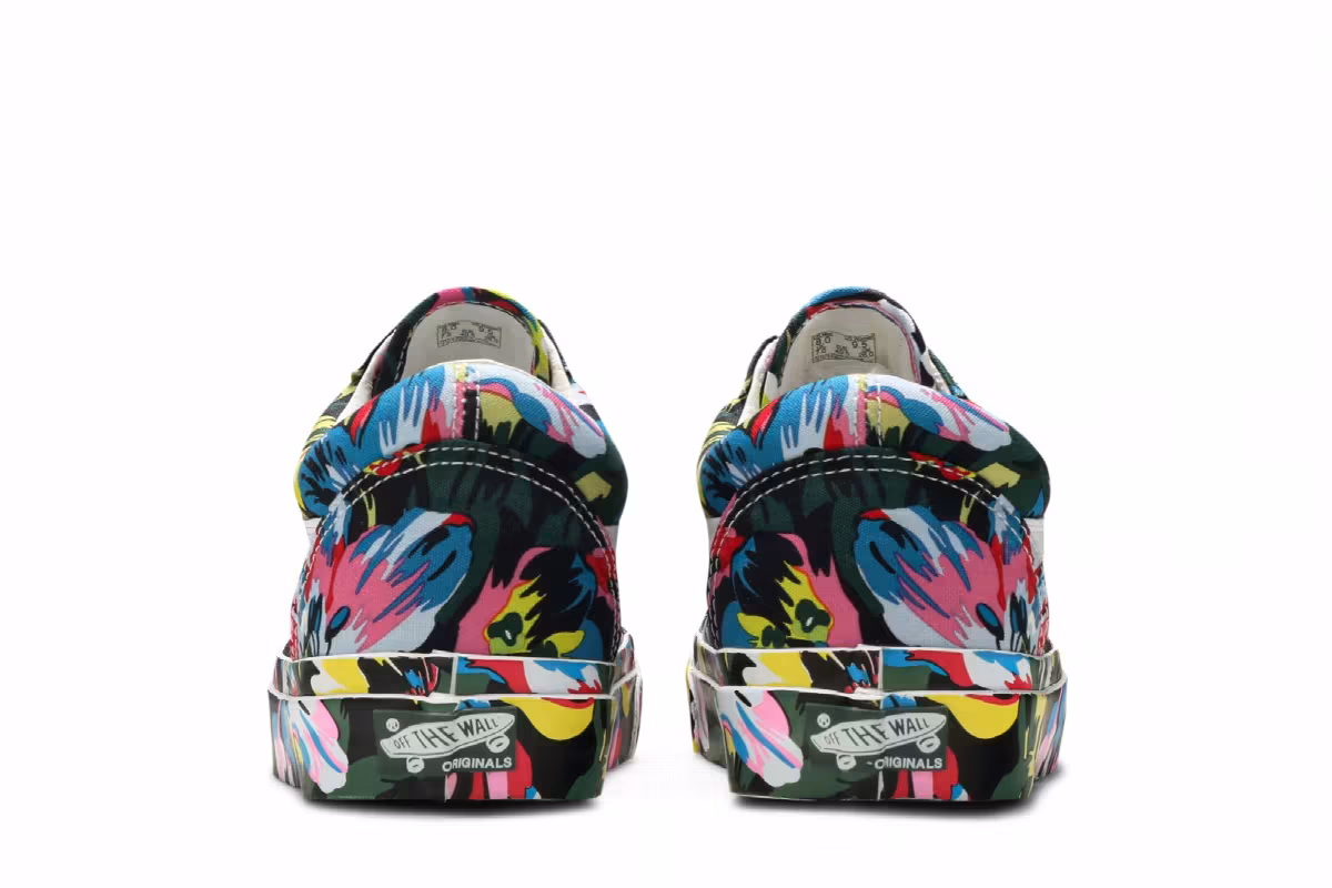 Kenzo x Vans OG Old Skool LX Floral Green, view 7