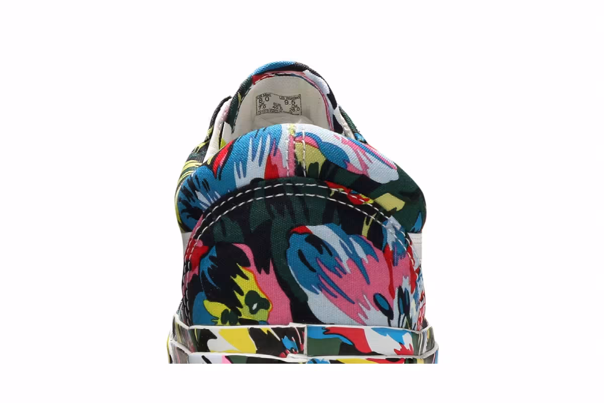 Kenzo x Vans OG Old Skool LX Floral Green, view 8