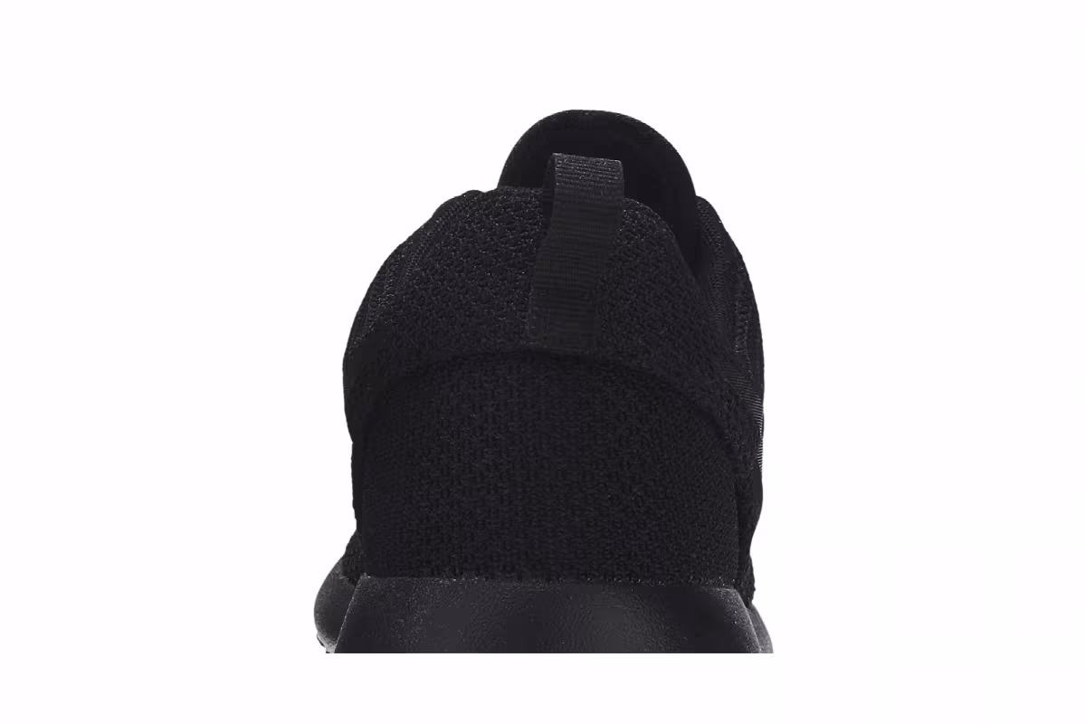 Nike Roshe Run Triple Black, view 8