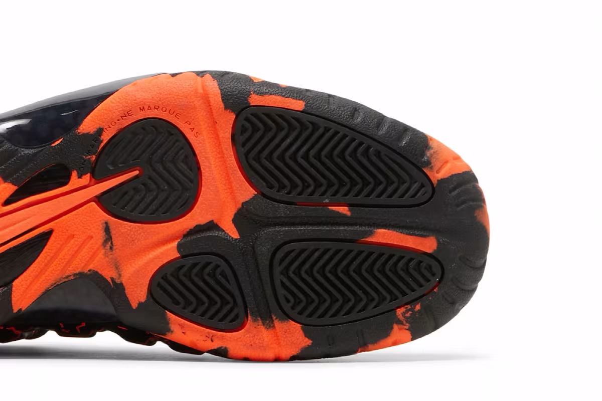 Nike Little Posite One GS Lava, view 6