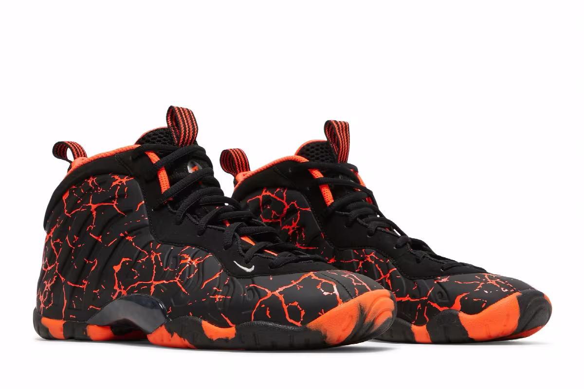 Nike Little Posite One GS Lava, view 9