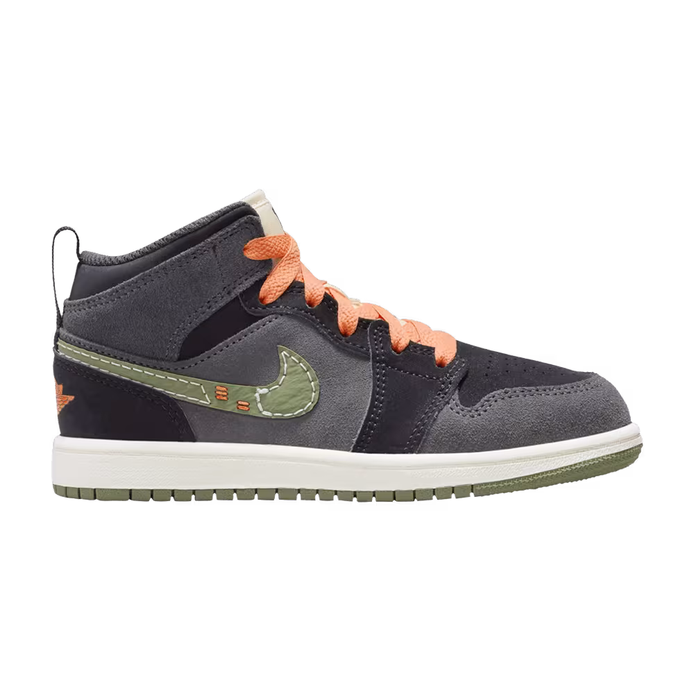 Air Jordan 1 Mid SE Craft PS Anthracite Light Olive
